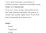 build a modern react website with typescript